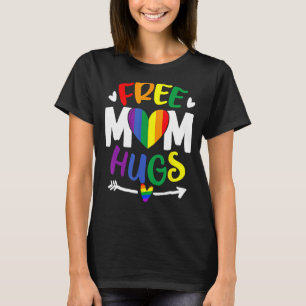 Camiseta Mamá libre abraza el orgullo LGBT por la homosexua