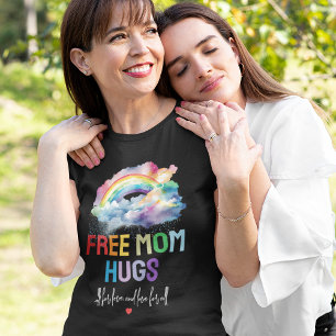 Camiseta Mamá libre abraza el orgullo LGBTQ
