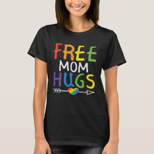 Camiseta Mamá libre abraza Festival del Orgullo LGBT Mes Ra