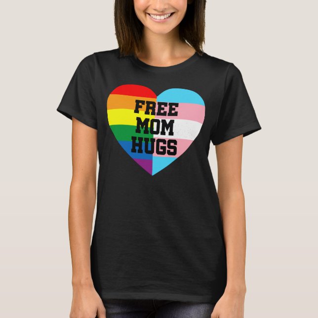 Camiseta Mamá libre abraza la camiseta, mamá abraza la cami (Anverso)