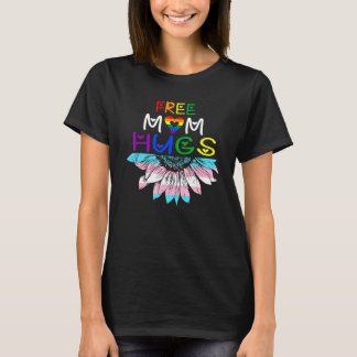 Camiseta Mamá Libre Abraza Lgbt Lgbtq Orgullo Giro Arcoiris