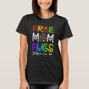 Camiseta Mamá Libre Abraza Lgbt Lgbtq Orgullo Giro Arcoiris