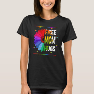 Camiseta Mamá Libre Abraza Lgbt Lgbtq Orgullo Giro Arcoiris