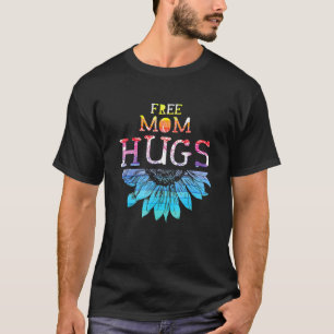 Camiseta Mamá Libre Abraza Lgbt Lgbtq Orgullo Giro Arcoiris