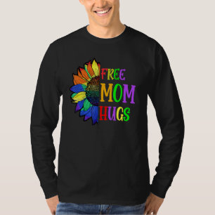 Camiseta Mamá Libre Abraza Lgbt Lgbtq Orgullo Giro Arcoiris