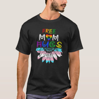 Camiseta Mamá Libre Abraza Lgbt Lgbtq Orgullo Giro Arcoiris