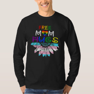 Camiseta Mamá Libre Abraza Lgbt Lgbtq Orgullo Giro Arcoiris