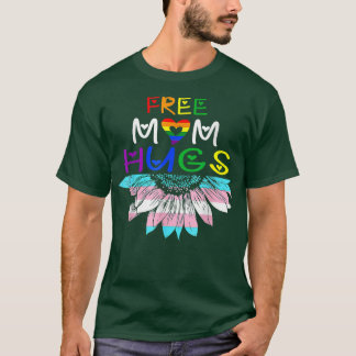 Camiseta Mamá Libre Abraza Lgbt Lgbtq Orgullo Giro Arcoiris