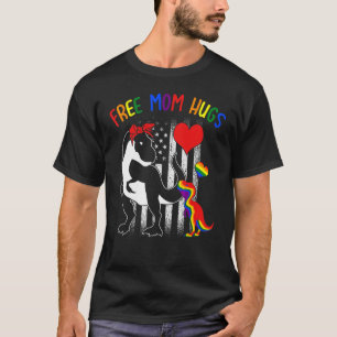 Camiseta Mamá libre abraza Lgbt Rex Orgullo transgénero Arc