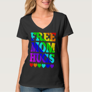 Camiseta Mamá Libre abraza Orgullo Gay Arcoiris Lgbt Vint L