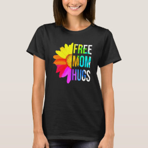Camiseta Mamá libre abraza Orgullo Gay Lgbt Daisy Flor Arco