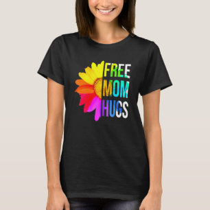 Camiseta Mamá libre abraza Orgullo Gay Lgbt Daisy Flor Arco