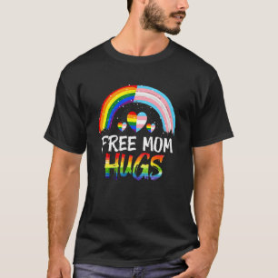 Camiseta Mamá Libre abraza Orgullosa Mamá Lgbt Bandera Orgu