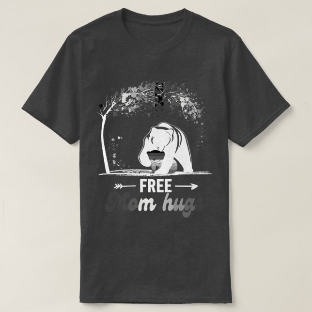 Camiseta Mamá Libre Abraza Orgullosa Mamá Osa Orgullo Heter (Diseño del anverso)