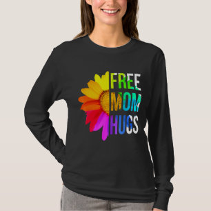 Camiseta Mamá Libre Abrazada Orgullo Gay Lgbt Orgullo Daisy