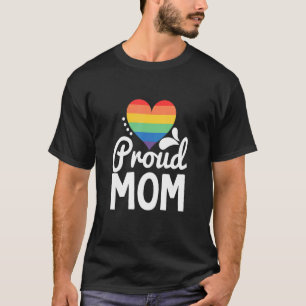 Camiseta Mamá Libre Abrazada Orgullosa Mamá Orgullo Gay Lgb