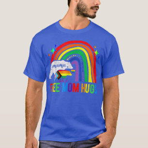 Camiseta Mamá libre LGBT abraza a mamá lleva el arcoiris de