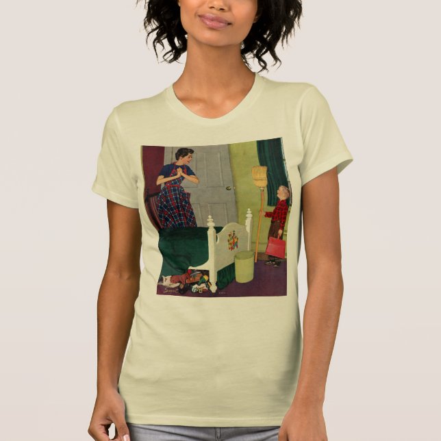 Camiseta ¡Mamá, limpié mi sitio! (Anverso)