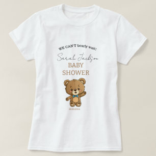 Camiseta Mamá linda será Teddy Bear Baby Shower