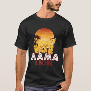 Camiseta Mama Lion - Big Cat Familia Madre Hijos Tee