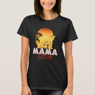 Camiseta Mama Lion - Big Cat Familia Madre Hijos Tee Lon