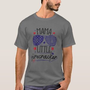 Camiseta Mama Little Firecracker Celebra La Familia Del 4 D