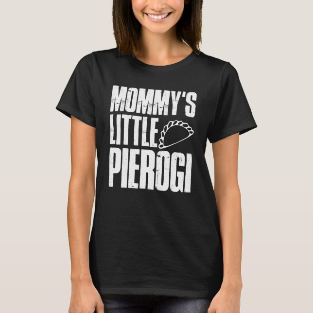 Camiseta Mama Little Pierogi Madre Polska Polonia (Anverso)