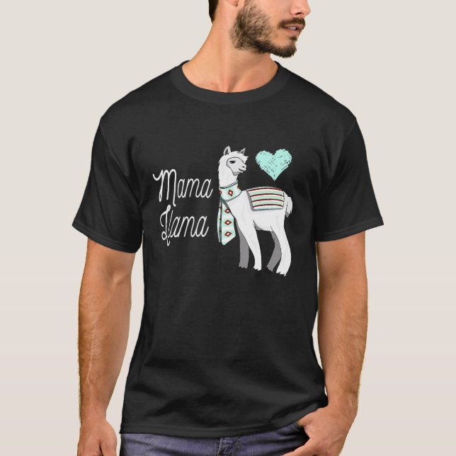 Camiseta Mama Llama Alpaca CamMom (Anverso)