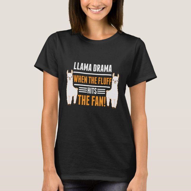 Camiseta Mama llama Alpaca   Farmer Girl Animal Mom (Anverso)