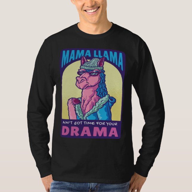 Camiseta Mama Llama Alpaca for Mom Wife Women (Anverso)