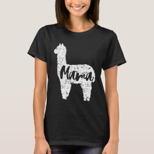 Camiseta Mamá Llama Alpaca Orgullosa y Linda Feliz Día de l
