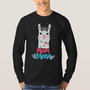 Camiseta Mamá llama Día de la Madre Cumpleaños de la Madre