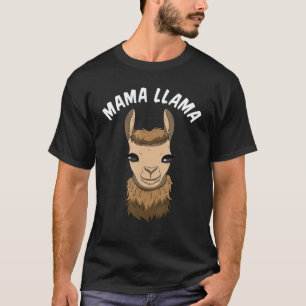 Camiseta Mama Llama Día De La Madre Mamá Mamá Alpaca Lama