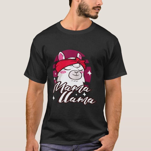 Camiseta Mama Llama Femenina (Anverso)