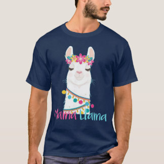 Camiseta Mama Llama Funny Mothers Day for Women Mom Love Ll
