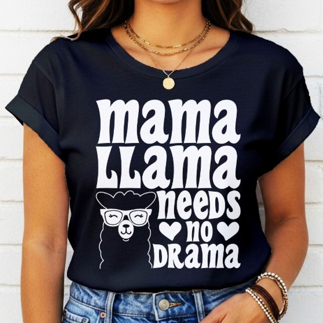 Camiseta Mama Llama no necesita un día de madre divertido (Subido por el creador)