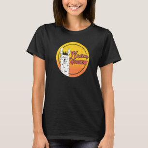 Camiseta Mama Llama Reina Animal Para Las Mujeres Chicas 2