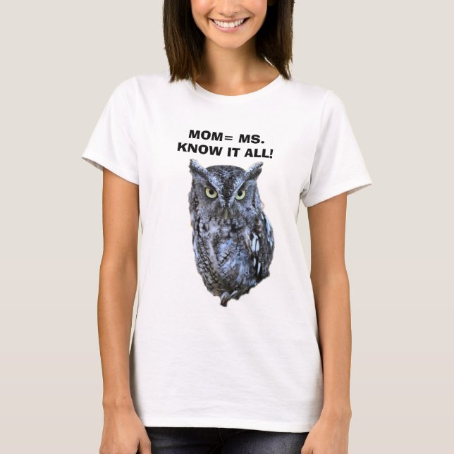 CAMISETA MAMÁ LO SABE TODO  (Anverso)