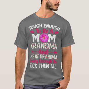 Camiseta Mamá Loca Abuela Y Abuela Grande Los Peinan Todos 