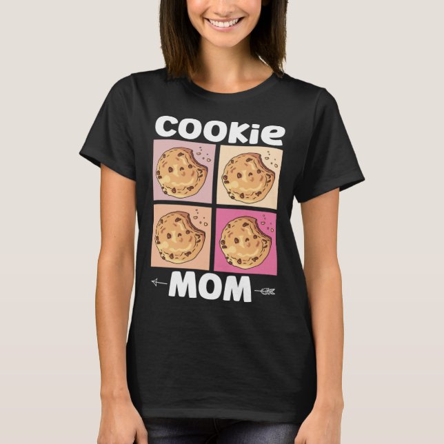 Camiseta Mamá loca horneando a Mama Baker Chef postres Madr (Anverso)