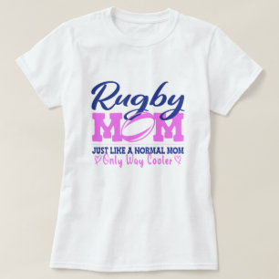 Camiseta Mamá loca loca de rugby, amante de la mama Rugby 