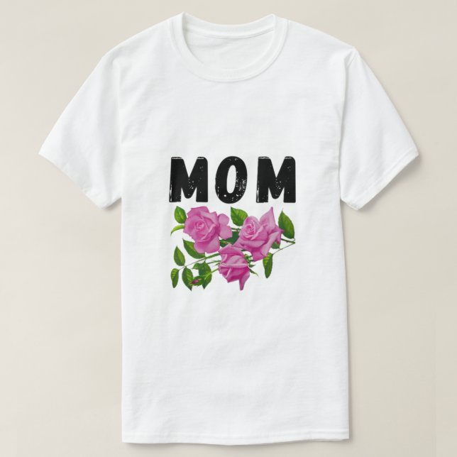 Camiseta Mama Love T-Shirt | Dulce y elegante regalo para l (Diseño del anverso)