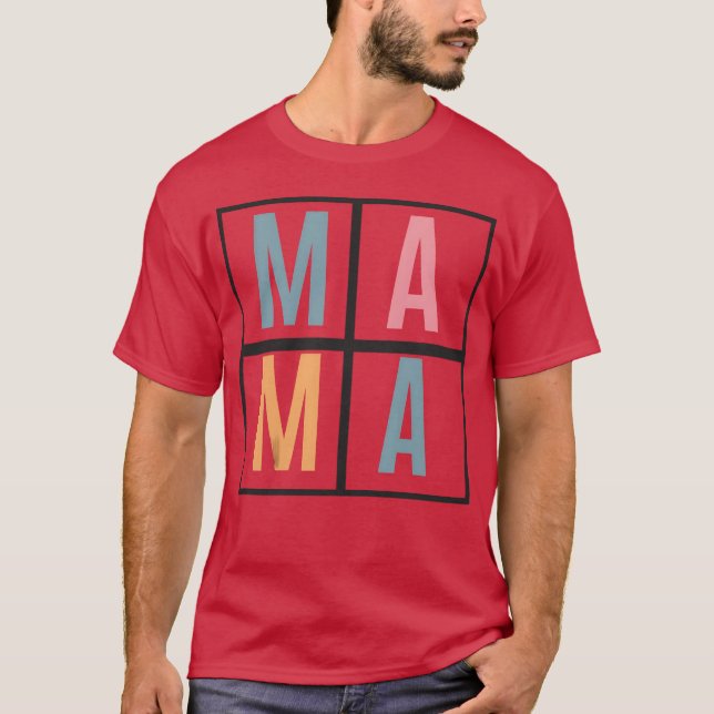 Camiseta Mamá madre amigos (Anverso)