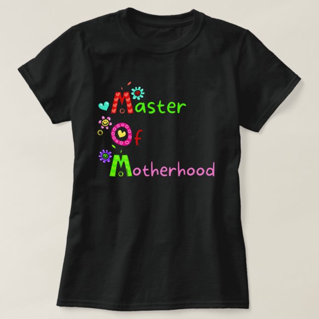 Camiseta MAMÁ MAESTRO DE LA MADRE divertido día de la madre (Diseño del anverso)