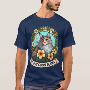 Camiseta Mama Maine Coon