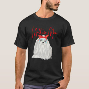 Camiseta Mamá maltesa - Susurro animal del Día de la Madre