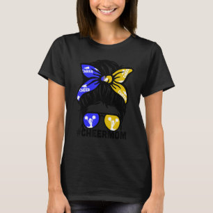 Camiseta Mamá mamá azules y campeona de oro
