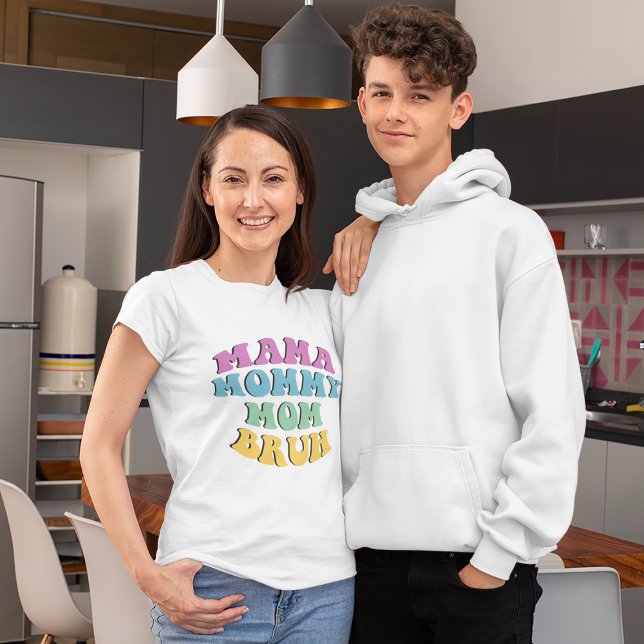 Camiseta Mamá, mamá, Bruh (Subido por el creador)