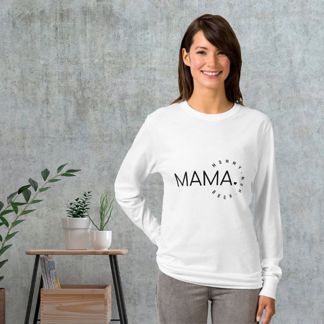 Camiseta Mamá mamá Bruh (Cute Mama Mommy Mom Bruh Funny Mom Shirt makes a great gift!)