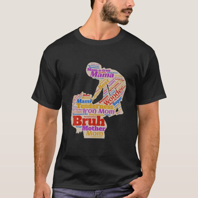 Camiseta Mamá mamá Bruh (Anverso)